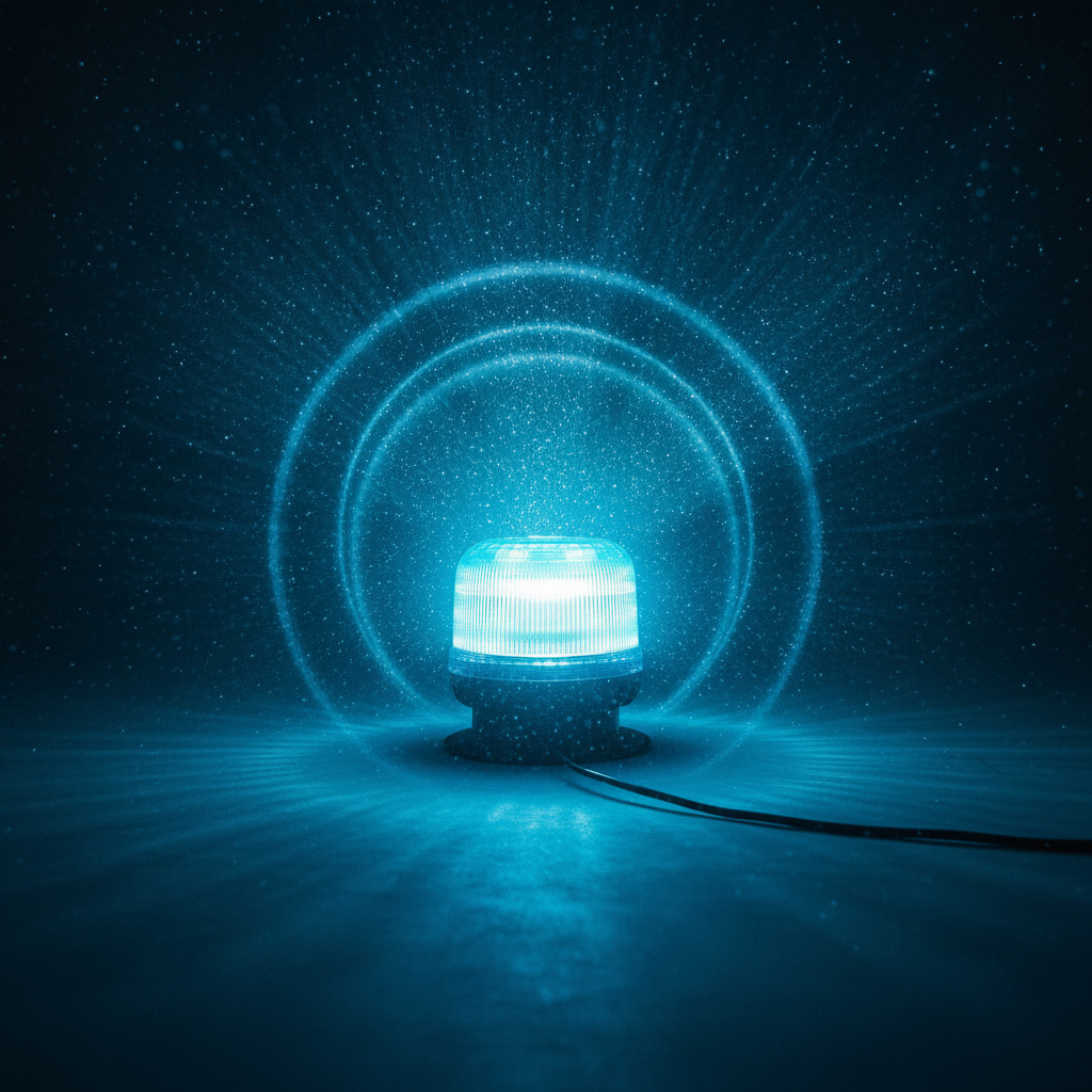 Blue beacon starfield halo