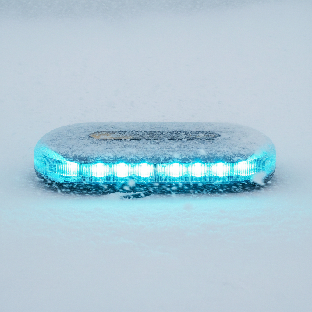 Diamond Flat Beacon in snow